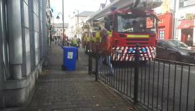 #Watch Ophelia Clean-up: Laois Fire Service on Main Street Portlaoise 
