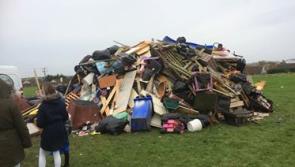 Adding fuel to the fire: Portlaoise community build bonfire bigger than ever
