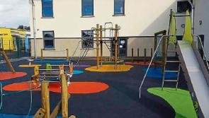 Playground and track ready in Port girls' primary school