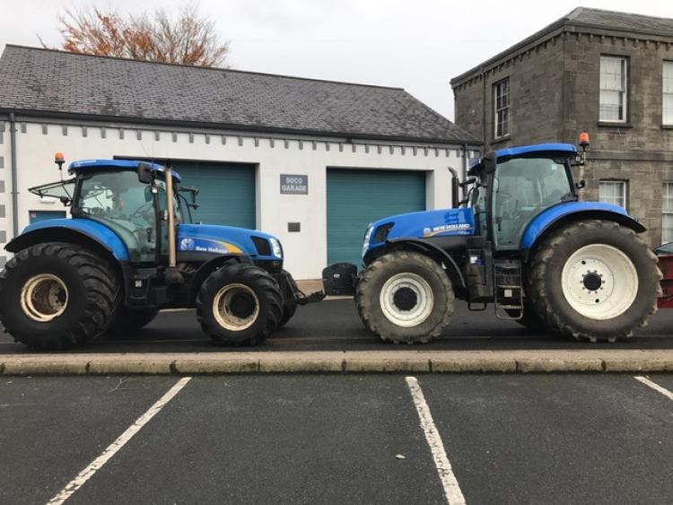 Two stolen tractors 