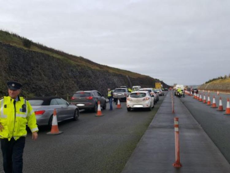 Driver arrested at Portlaosie Garda motorway checkpoint