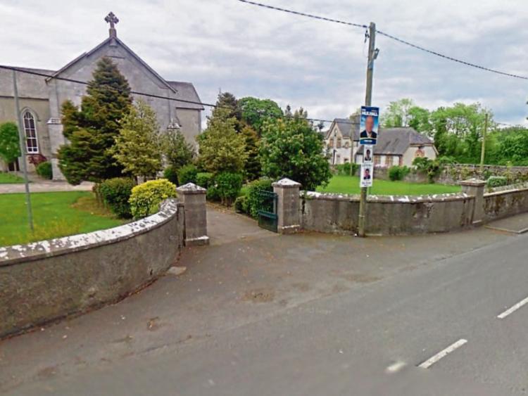 Vicarstown chapel grounds damaged by turning cars
