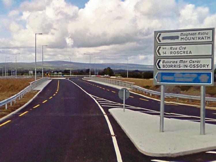 Rubbish 'plastered' across motorway bridge in Borris-in-Ossory