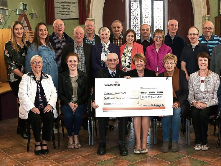 Clonaslee walks toward the &euro;1 million mark for hospice