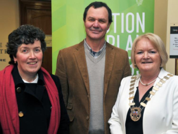 Anne Goodwin, Koos Uys and Mary Sweeney at last Tuesdays Dept of Jobs, Enterprise and Innovation meeting held in the Portlaoise Heritage Hotel.
