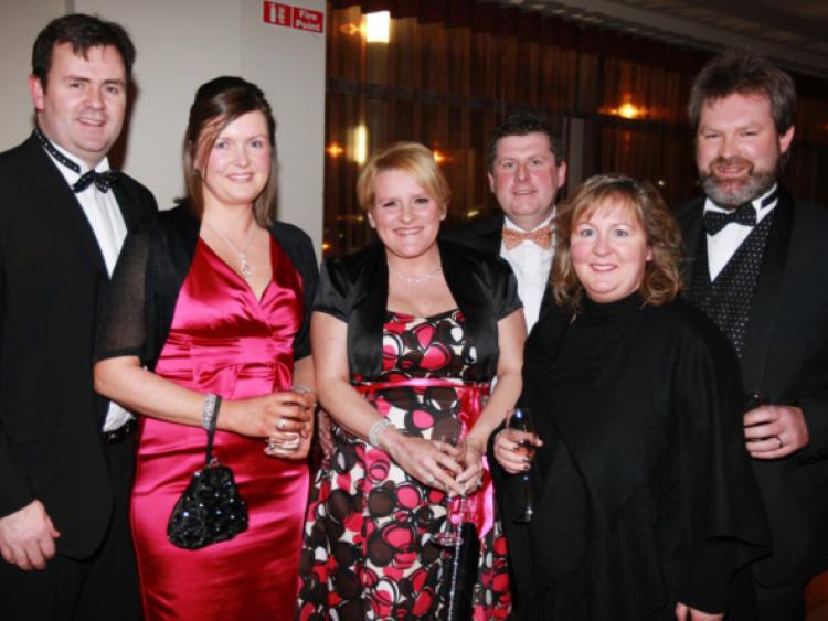 PJ and Ursula Butler; Carol and Finbar O'Connell and Sandy and Brian Byrne at the Killeshin Hotel for the Laois Chamber Ball.Picture: Alf Harvey.