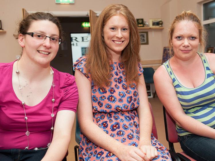 At the Portlaoise Macra A.G.M were Siobhan Walsh, Bernadette Bennett and Anne-Marie Ging.Photo Denis Byrne.