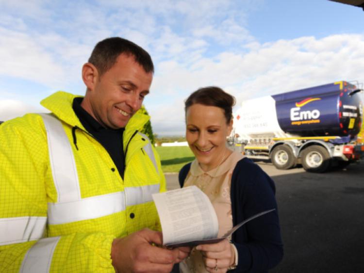 Emo Oil makes festive delivery.