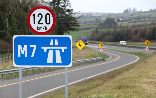 The incident happened on the M7 Motorway