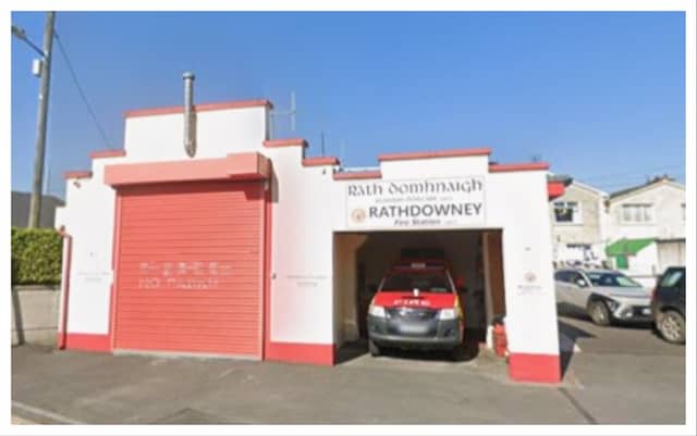 The current Rathdowney Fire Station building will be demolished as part of the plans for a new station in Newtownperry.