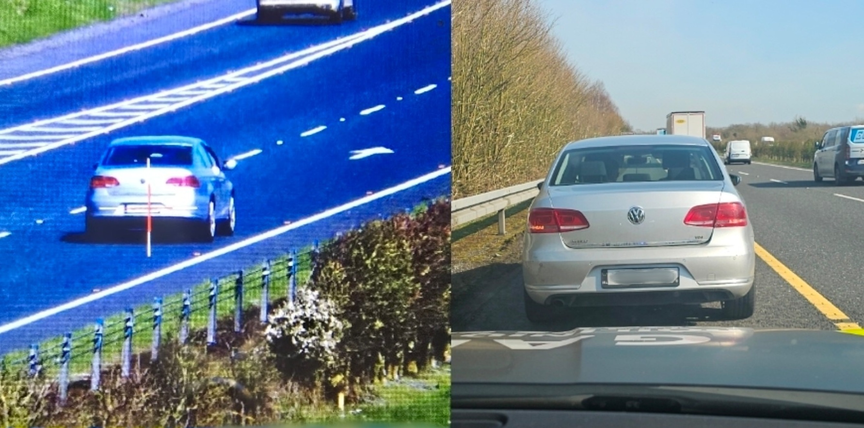 Photo of car supplied by Laois Offaly Garda Division.