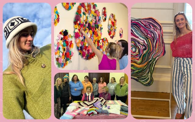 Crochet artist and tutur Courtney Murray.