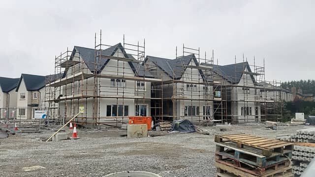 File photo of houses being built in Portlaoise