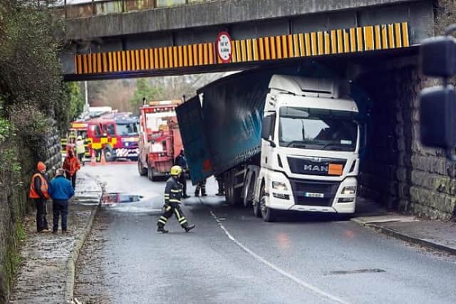 Delays at Laois train station as lorry strikes bridge in Portlaoise