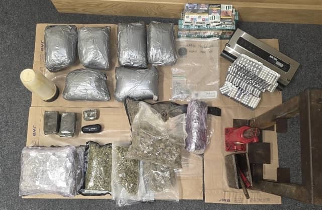 Pictured: massive drug seizure in Carlow Town on Sunday February 8