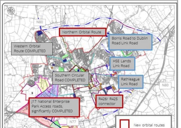 Details revealed of multi-million euro road in Portlaoise planned by ...