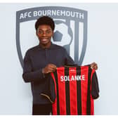 Portarlington's Ade Solanke has signed for Premier League side AFC Bournemouth. Picture Credits: Afolabi Michael-Solanke's Facebook