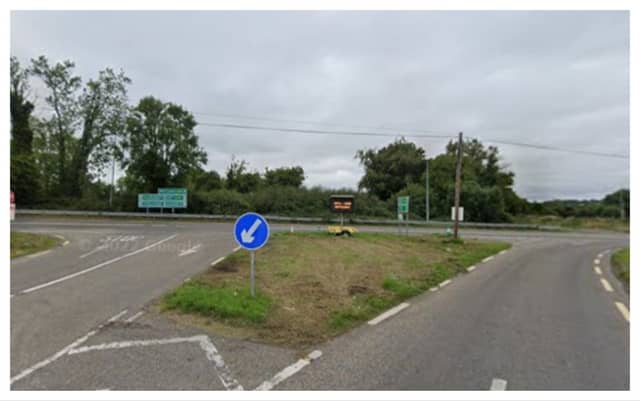 The junction at Simmons Mill near Ballylinan (Photo: Google Maps)