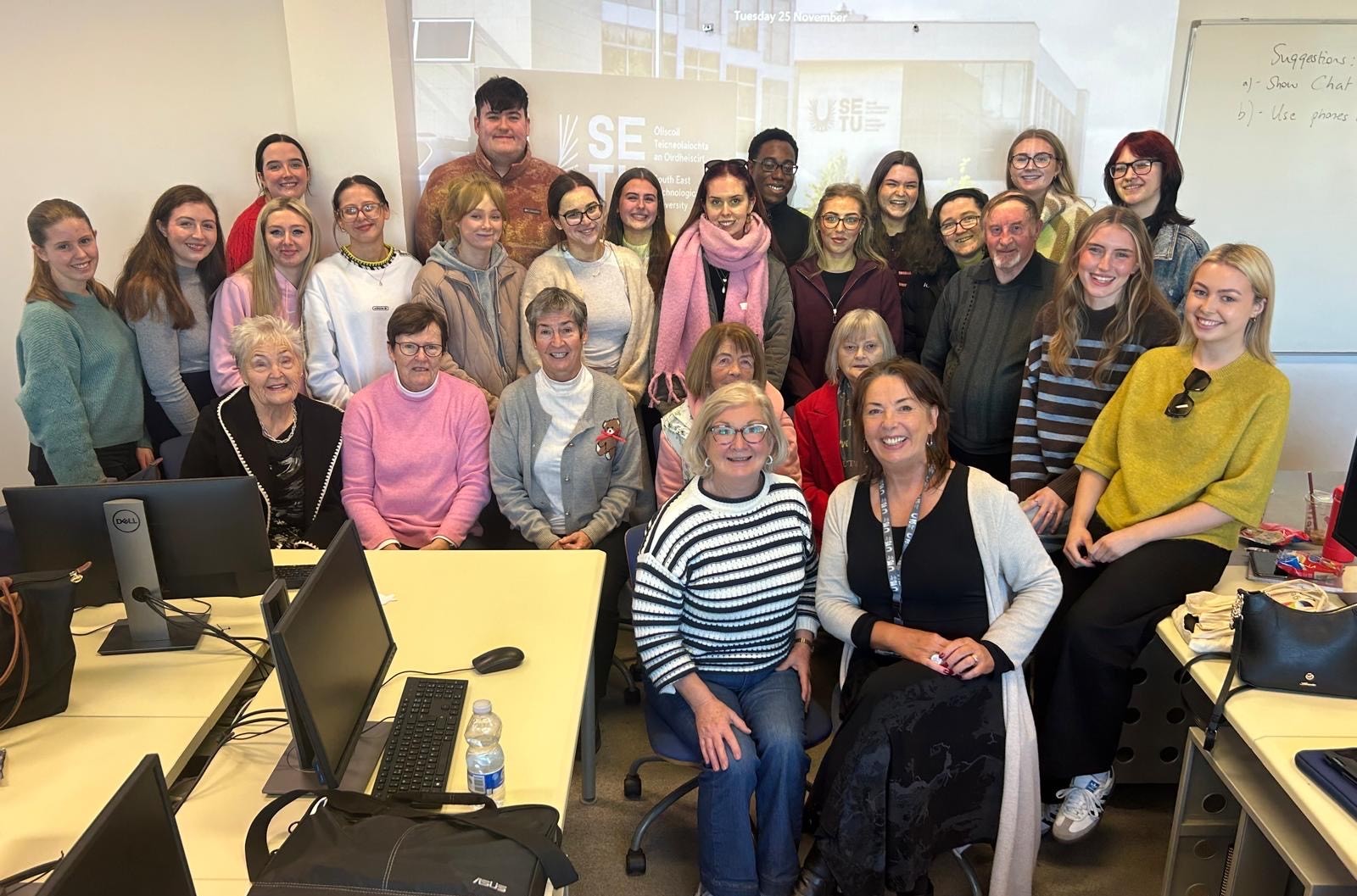 Laois retirees learn from next generation from students in Carlow