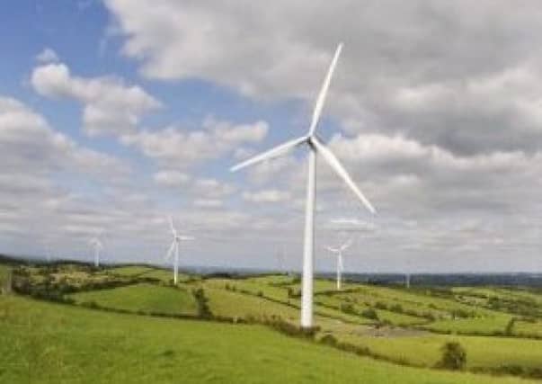 File photo of wind turbines