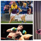 Shane Keegan team up with Lee Chin and Bernard Dunne at Wexford GAA. Pics: Sportsfile