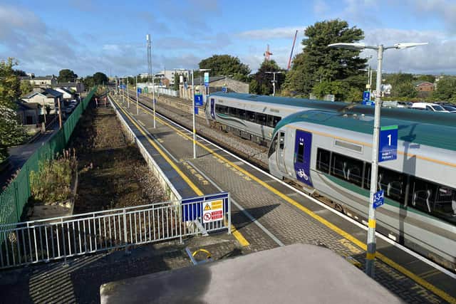Pictured: Portlaoise train station