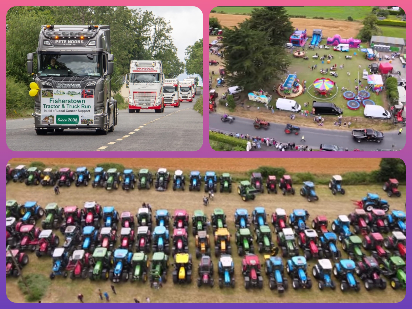 The 2025 Fisherstown Tractor and Truck run raises €55, 517 to the Oncology department of St James' Hospital.