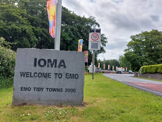The village of Emo in Laois all set for Forest Fest 2025. Photo: Leinster Express