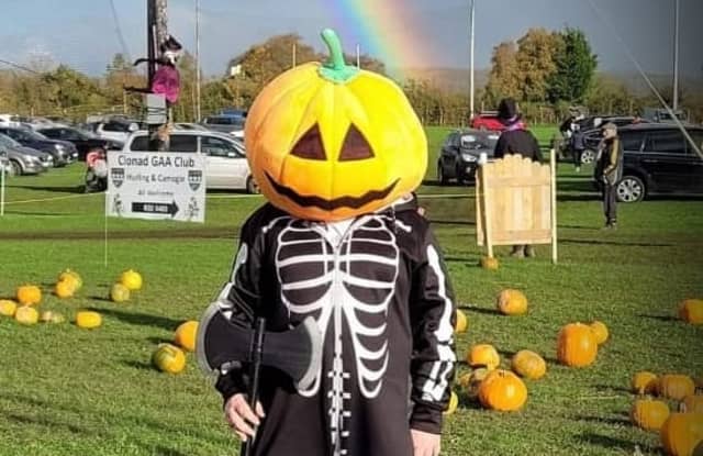 Image from Clonad GAA's fundraising Pumpkin Patch.