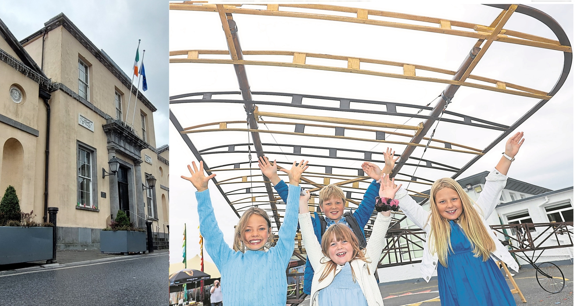Concern if Portlaoise Plane could fit in door of Laois Museum at courthouse