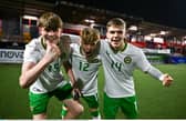 Ireland U17s make history as they qualify for World Cup with 5-0 win PIC: Sportsfile