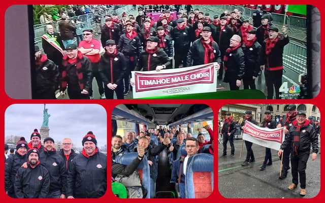 Timahoe Male Choir sang their hearts out in the USA