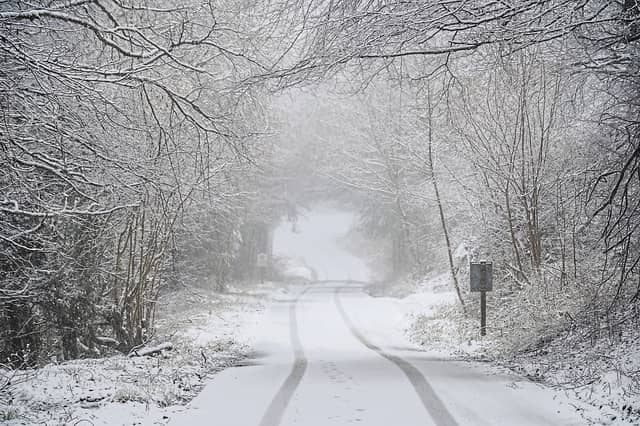 Snow in the Slieve Bloom Mountains during a previous snowfall. Photo: Paul Moore