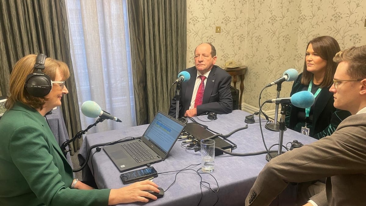 Rachel English interviews Willie Aird and two other new TDs on RTE.