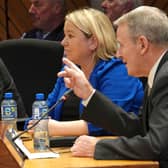 Brian Stanley with his wife Cllr Caroline Dwane Stanley at a event to honour IFA president Francie Gorman in Portlaoise. Pic: Michael Scully