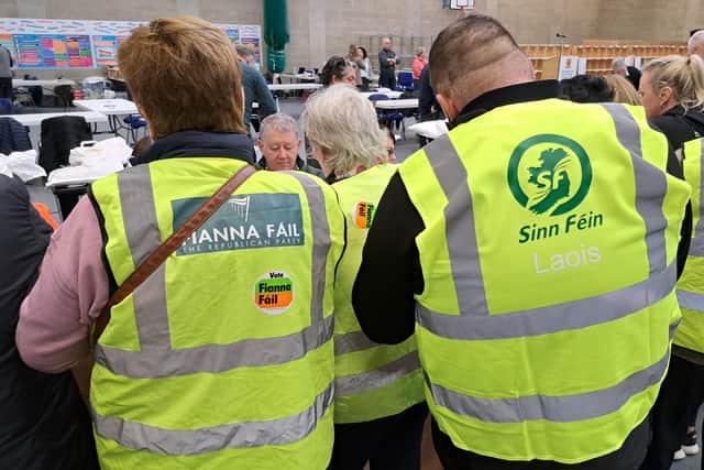 The significance of these boxes for all candidates outside Mr Aird and the two incumbent TDs was that their campaigns would have had to register significantly with Portlaoise voters to be in with a chance. These boxes showed they failed to do so. MORE BELOW PICTURE.