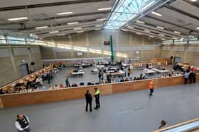 Laois General Election Count at the Nagle Rice Hall in Portlaoise