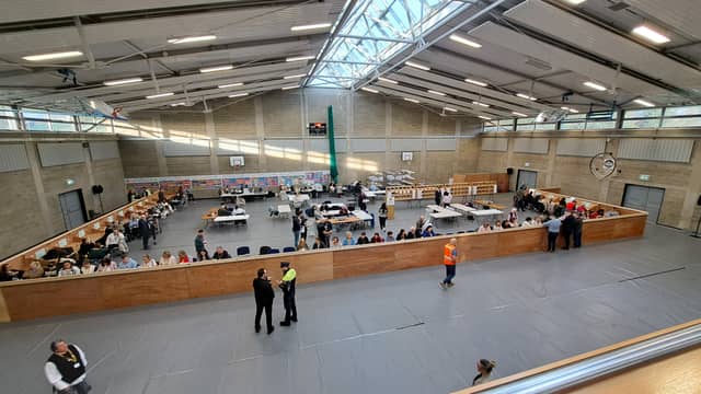 Laois General Election Count at the Nagle Rice Hall in Portlaoise