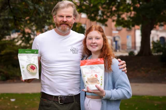 The Merry Mill is an organic farm and mill run by the Scully Family. Steered by Kevin Scully, the family take pride in producing a range of premium organic gluten-free foods, including Irish organic gluten-free oats, organic gluten-free flour, and organic produce. MORE BELOW PICTURE.
