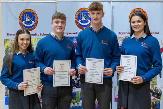 "I definitely enjoyed my time in Heywood. They do what's best for you and if you are willing to work with them they are willing to work with you. The teachers and principals have played a big part," she said. MORE BELOW PICTURE.