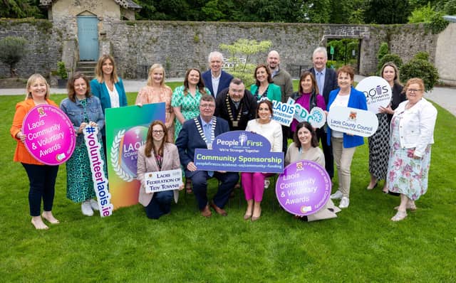Laois County Council in partnership with Laois PPN launched the Community & Voluntary Awards 2024 in the idyllic surroundings of Emo Court. Photo: Alf Harvey