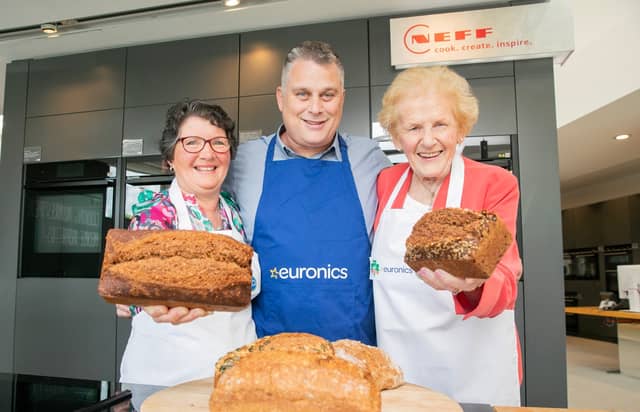 L-R: Mary D’Arcy (incoming National President of the ICA), Robert Kennedy (Euronics) and Anna May McHugh (NPA Managing Director)