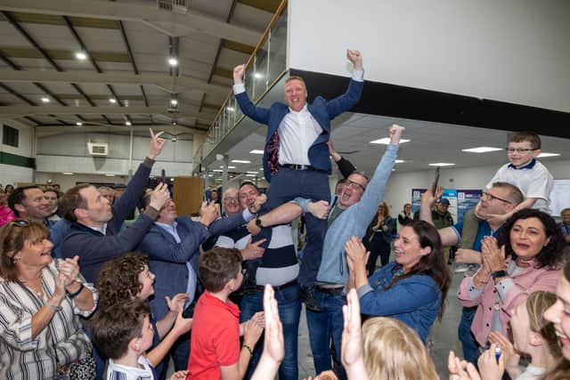 Cllr Walsh defied doubters building on a Ballyroan base and picking up other number ones and transfers from elsewhere. His team will be delighted. MORE BELOW PICTURE.