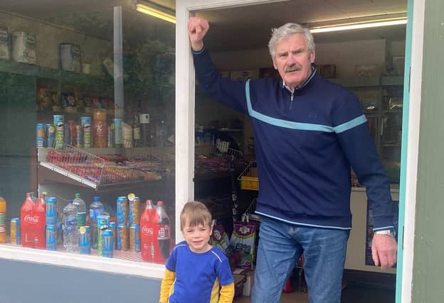 Photo- Tom Carey of Kilcora Stores has announced its closure. Credit- Love Portarlington