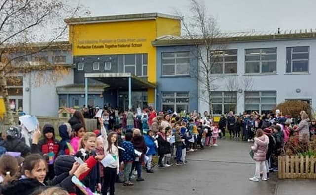 Children at Portlaoise Educate Together National School.