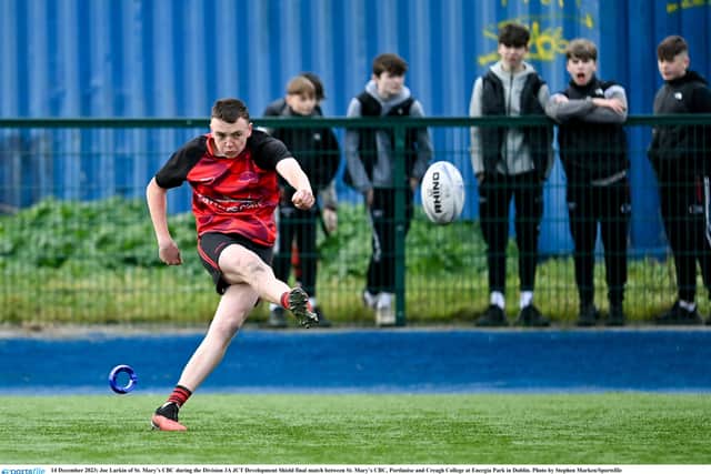 Portlaoise CBS triumphs in Leinster Rugby Shield final in Dublin