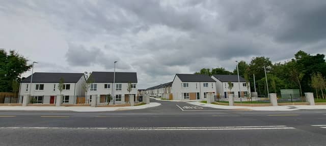 Recently completed social housing in Portlaoise on the town's Dublin Road near Kilminchy