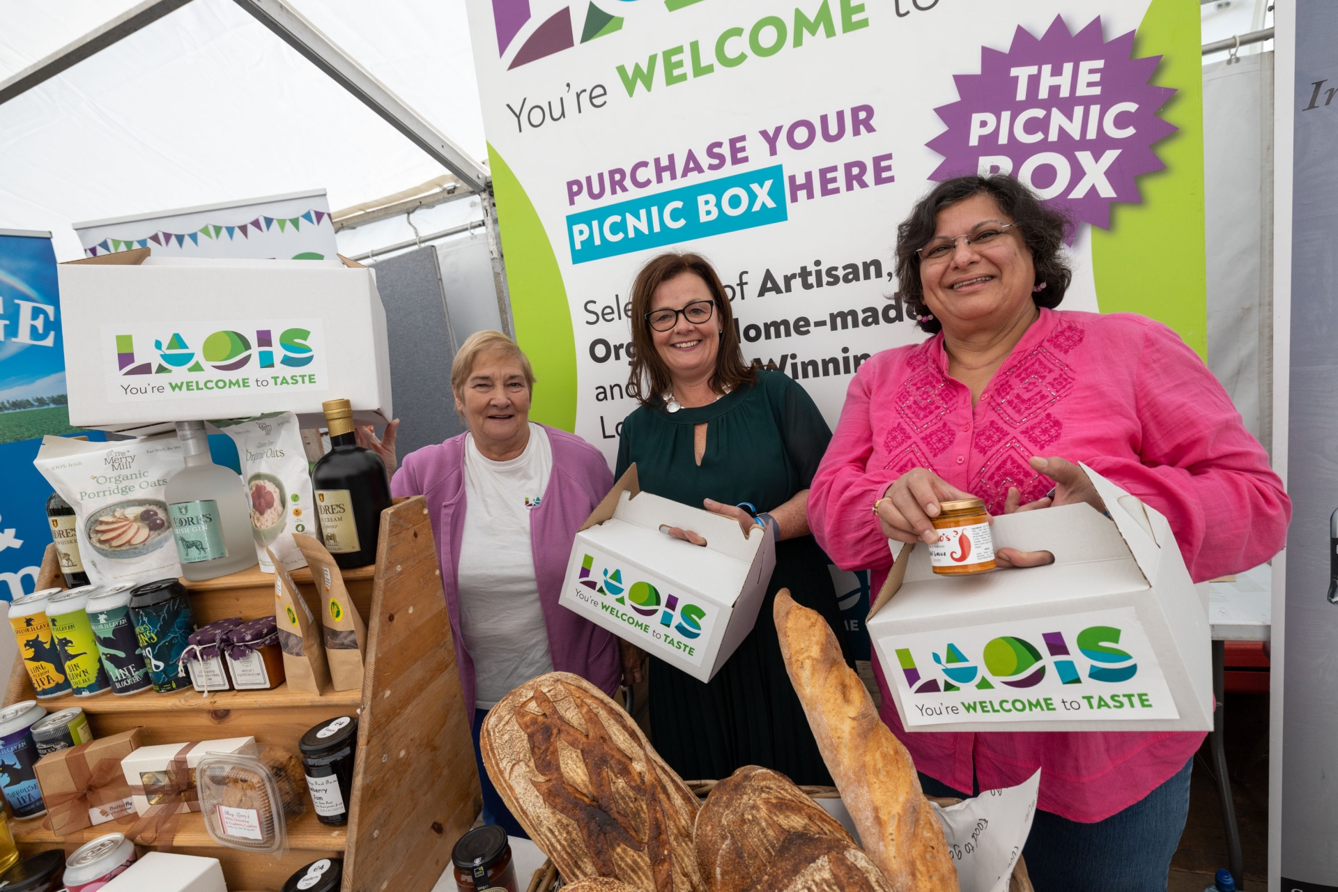 Laois Taste members at the Ploughing in Ratheniska. Pic: Alf Harvey
