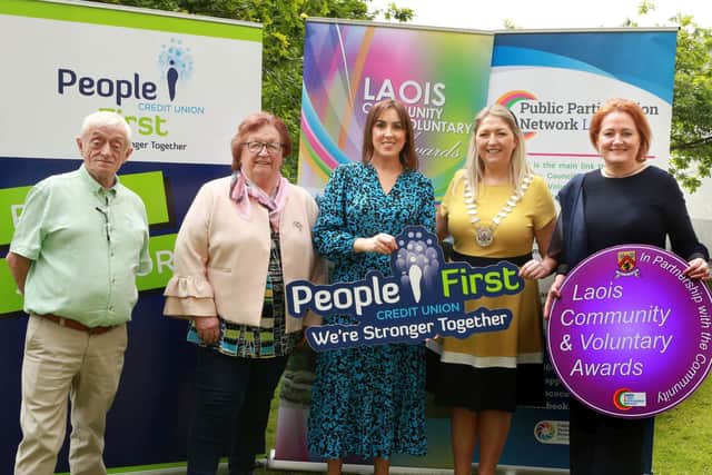 “As a community embedded volunteer driven organisation, People First Credit Union is delighted to be associated with the Laois Community & Voluntary Awards 2023. We have hands-on experience of the time, effort, and dedication given by Volunteers to better their communities. And we strongly believe these efforts should be acknowledged and rewarded. Thank you for your work,” he said. MORE BELOW PICTURE.