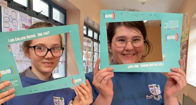 Students at Mountmellick Community School